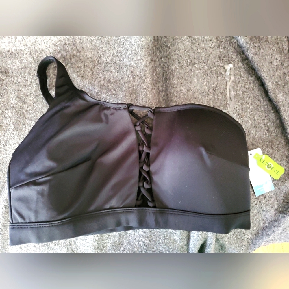 New with tags one shoulder swim top.